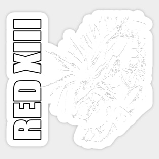 Red XIII - Final Fantasy VII Sticker